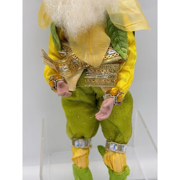 Mark Roberts Small Springtime Yellow Daffodil Flower Fairy 10 Inch - Picture 3 of 8